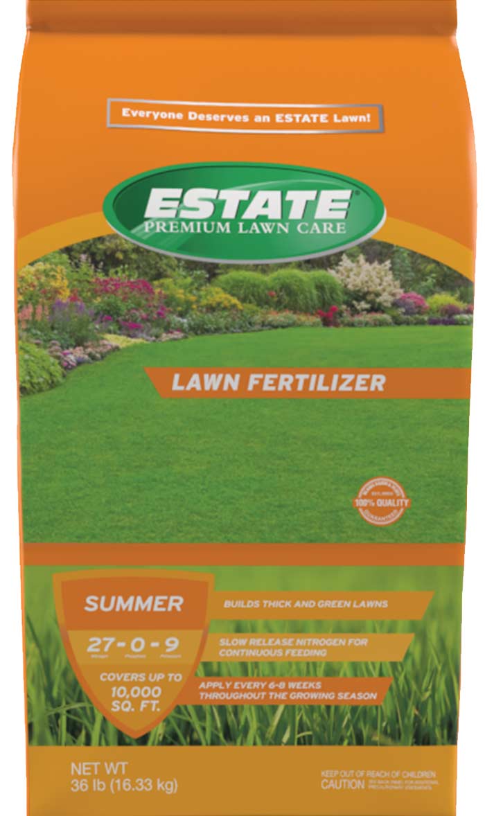 Estate Lawn Care summer front of bag